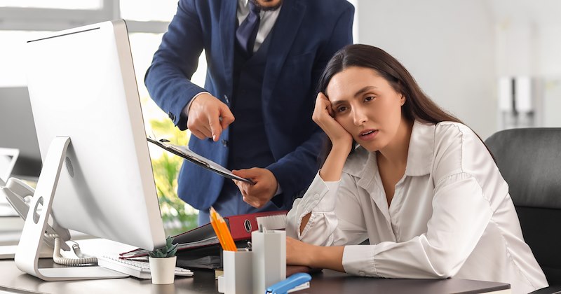 employee work place company policy work work life misunderstandings technology office life new manager new boss Office ai overworked-employees company Workplace - 47004933