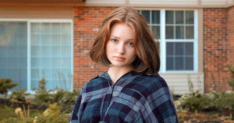 A teenage girl