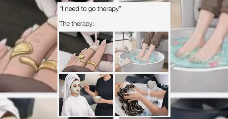 relaxing spa day spa day memes self care memes facial manicure self care relaxing memes pedicure massage Lifestyle - 47052549