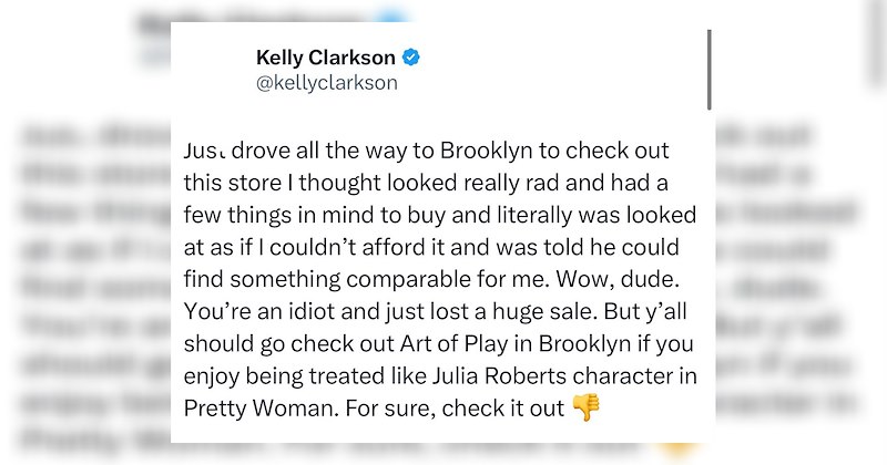 customer service celebrity news entitlement small business drama kelly clarkson Celebs - 47108613