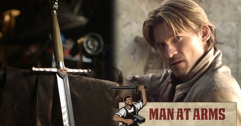 behind the scenes nikolaj coster-waldau Game of Thrones swords jaime lannister weapons - 47563521